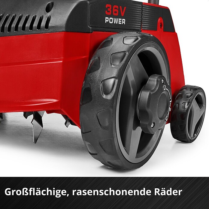 Einhell Akku-Vertikutierer GC-SC 36/31 Li-Solo (18 V, Li-Ionen, Ohne Akku, Arbeitsbreite: 31 cm)