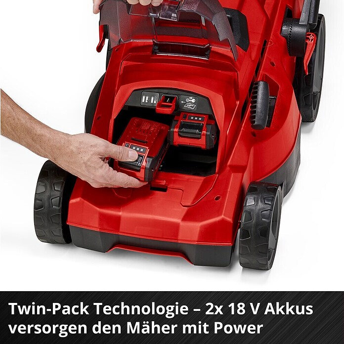 Einhell Power X-Change Akku-Rasenmäher GE-CM 36/37 Li-Solo (18 V, Ohne Akku, Schnittbreite: 37 cm)