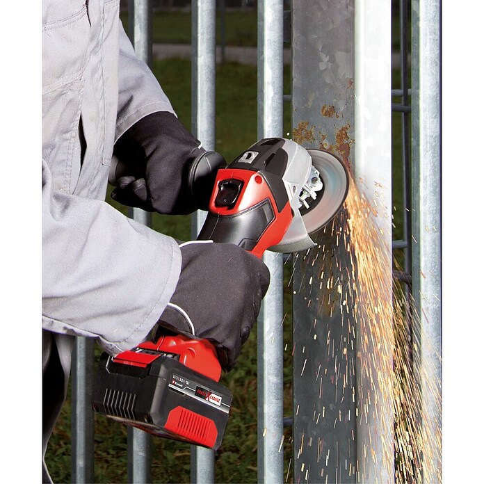 Einhell Power X-Change Akku-Winkelschleifer (18 V, Ohne Akku, Durchmesser Scheibe: 115 mm)