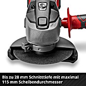 Einhell Power X-Change Akku-Winkelschleifer (18 V, Ohne Akku, Durchmesser Scheibe: 115 mm)