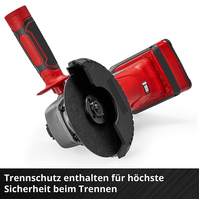 Einhell Power X-Change Akku-Winkelschleifer (18 V, Ohne Akku, Durchmesser Scheibe: 115 mm)