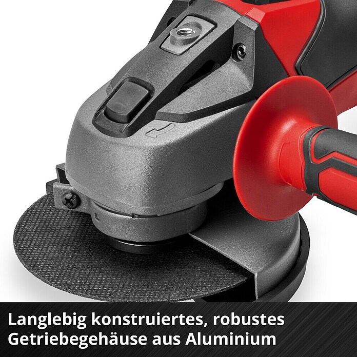 Einhell Power X-Change Akku-Winkelschleifer (18 V, Ohne Akku, Durchmesser Scheibe: 115 mm)