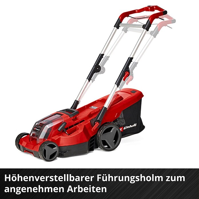 Einhell Power X-Change Akku-Rasenmäher GE-CM 36/37 Li-Solo (18 V, Ohne Akku, Schnittbreite: 37 cm)