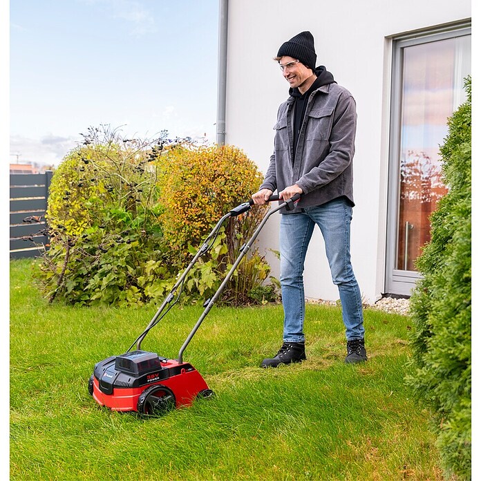 Einhell Akku-Vertikutierer GC-SC 36/31 Li-Solo (18 V, Li-Ionen, Ohne Akku, Arbeitsbreite: 31 cm)