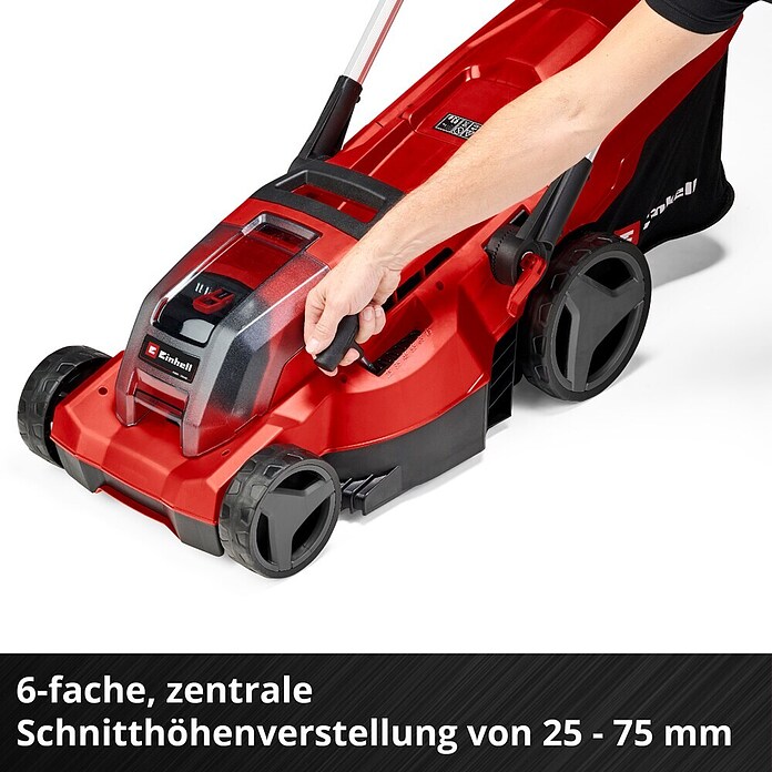 Einhell Power X-Change Akku-Rasenmäher GE-CM 36/37 Li-Solo (18 V, Ohne Akku, Schnittbreite: 37 cm)