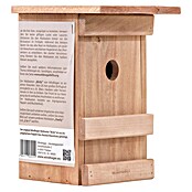 Windhager Nistkasten Birdy (Geeignet für: Meisen, L x B x H: 17 x 17 x 24,5 cm, Massivholz, Natur)