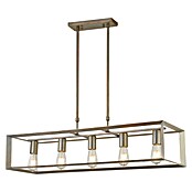 Searchlight Led-hanglamp Heaton (60 W, l x b x h: 90 x 28 x 75 cm, Silver and Gold) | BAUHAUS