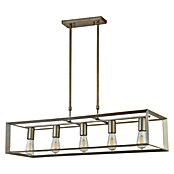 Searchlight Led-hanglamp Heaton (60 W, l x b x h: 90 x 28 x 75 cm, Silver and Gold) | BAUHAUS