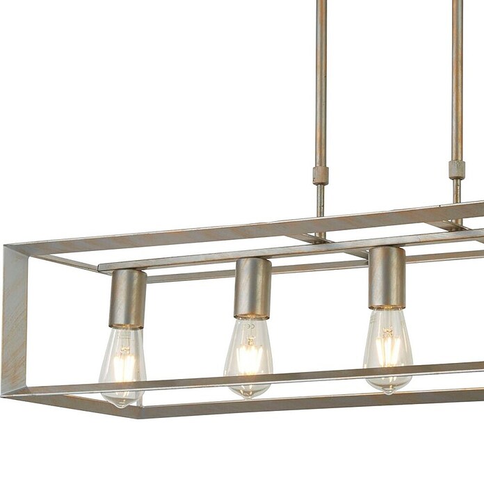 Searchlight Led-hanglamp Heaton (60 W, l x b x h: 90 x 28 x 75 cm, Silver and Gold) | BAUHAUS