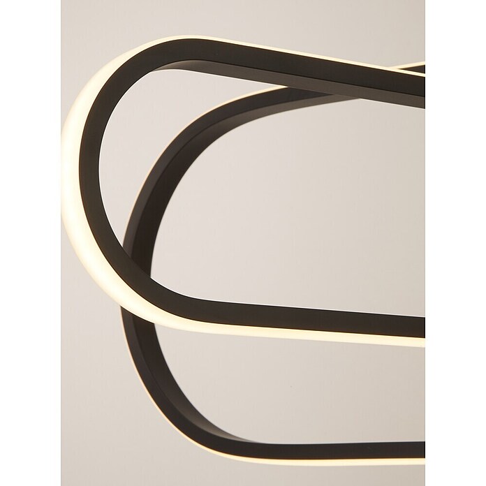 Searchlight Led-hanglamp Clip (52 W, l x b x h: 80 x 74,5 x 24 cm, Black) | BAUHAUS