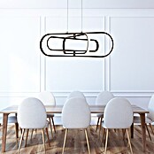 Searchlight Led-hanglamp Clip (52 W, l x b x h: 80 x 74,5 x 24 cm, Black) | BAUHAUS