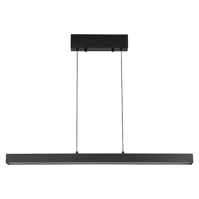 Searchlight Led-hanglamp Linear (13 W, l x b x h: 95 x 6 x 60 cm, Black and Frosted) | BAUHAUS