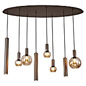 Searchlight Led-hanglamp Lyon (60 W, l x b x h: 140 x 52 x 65 cm, Latte Metallic) | BAUHAUS