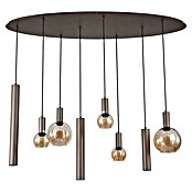 Searchlight Led-hanglamp Lyon (60 W, l x b x h: 140 x 52 x 65 cm, Latte Metallic) | BAUHAUS