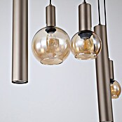 Searchlight Led-hanglamp Lyon (60 W, l x b x h: 140 x 52 x 65 cm, Latte Metallic) | BAUHAUS
