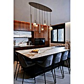 Searchlight Led-hanglamp Lyon (60 W, l x b x h: 140 x 52 x 65 cm, Latte Metallic) | BAUHAUS