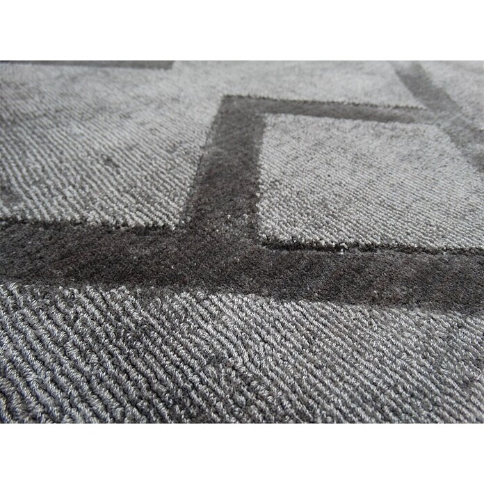 Kayoom Kurzflorteppich Luxury 310 (Grau, 170 x 120 cm)