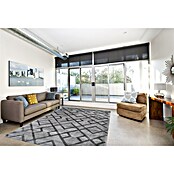 Kayoom Kurzflorteppich Luxury 310 (Grau, 170 x 120 cm)
