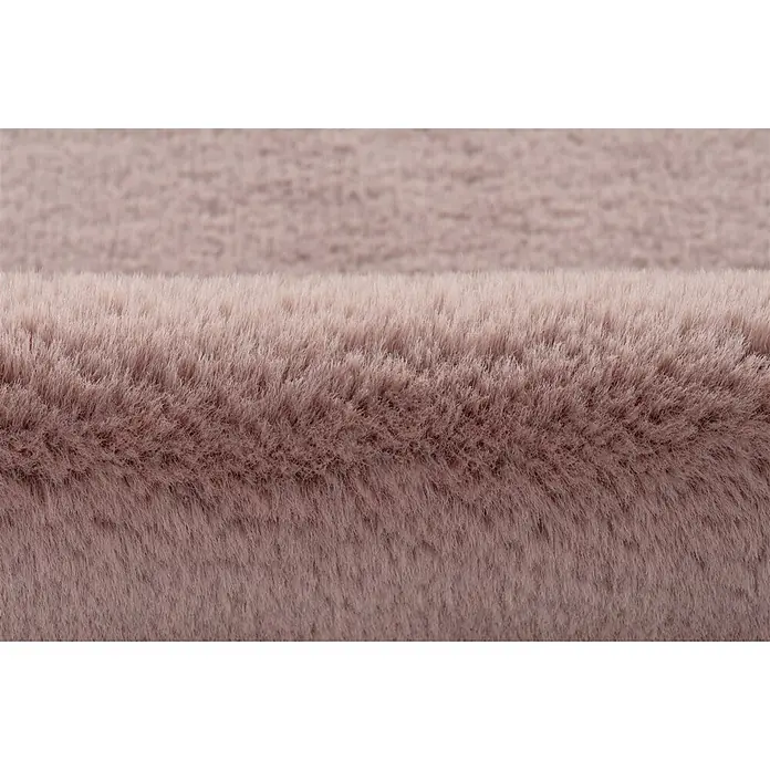 Kayoom Kunstfell Cosy Sheepskin 525 - Puderrosa, 90 x 60 cm, 100 % Polyester - Weicher, plüschiger Stoff aus hellrosa Kunstfell.