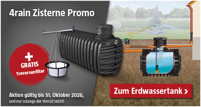 Zisterne wird in Boden gelassen