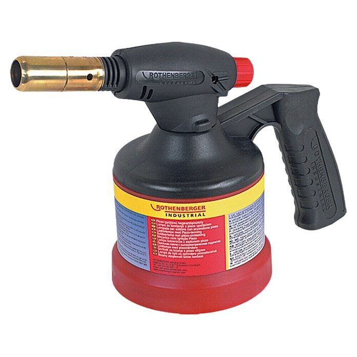 Rothenberger Soplete de cartucho ROFLAME PIEZO (1.800 °C, Encendido piezoeléctrico)