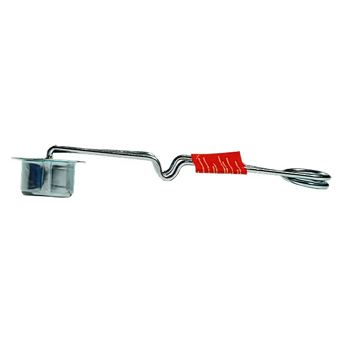 Rothenberger Industrial Sicherheits-Topfanzünder - Geeignet für: Anwärmbrenner - Dies ist ein Bild von einem Metall-Fondue-Sieb mit einem roten Band.