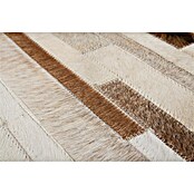 Kayoom Echtlederteppich Eclipse 110 (Creme, 170 x 120 cm)