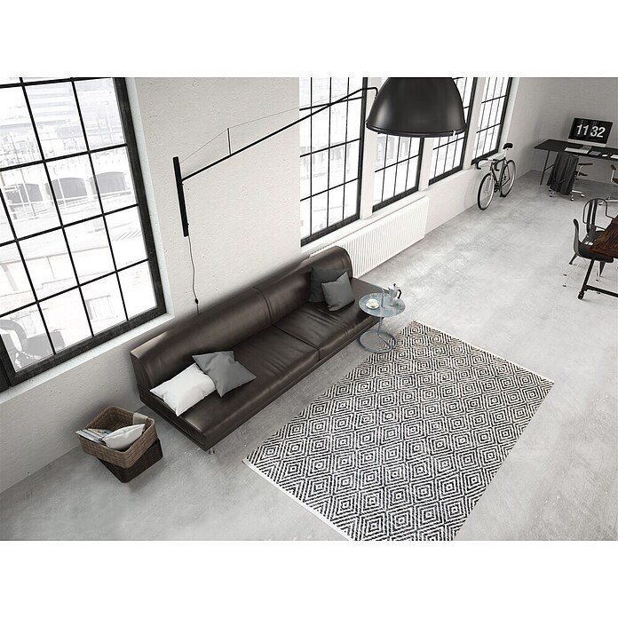 Kayoom Teppich Cocktail 300 (Grau, L x B: 150 x 80 cm)