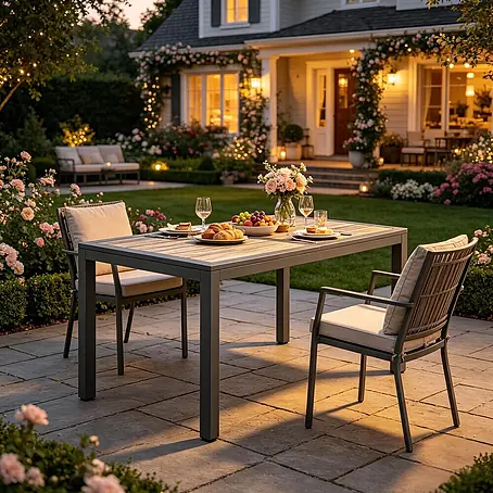 SONNENH  Gartentisch