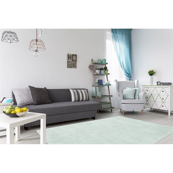 Kayoom Hochflorteppich Bali (Puderblau, L x B: 290 x 200 cm)