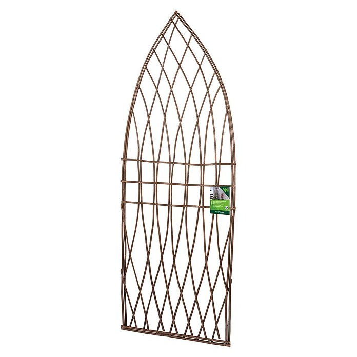 Windhager Rankgitter Weide Spitzbogen (55 x 150 cm, Holz, Braun, Gebogen) | BAUHAUS