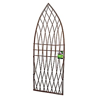 Windhager Rankgitter Weide Spitzbogen (55 x 150 cm, Holz, Braun, Gebogen)