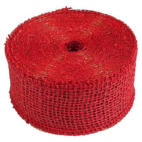 Windhager Jutegewebeband (L x B: 10 x 5 m, Rot)