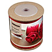 Windhager Jutegewebeband Fischgrät (L x B: 20 m x 1 cm, Rot)