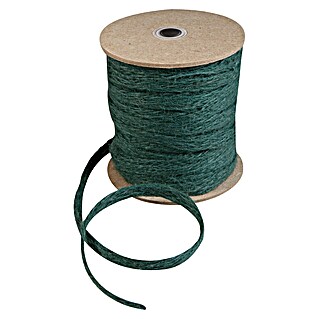Windhager Jutegewebeband Fischgrät (L x B: 20 m x 1 cm, Grün)