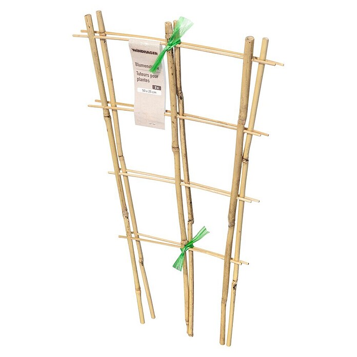 Windhager Rankhilfe (B x H: 25 x 50 cm, 2 Stk., Holz, Hellbraun) | BAUHAUS