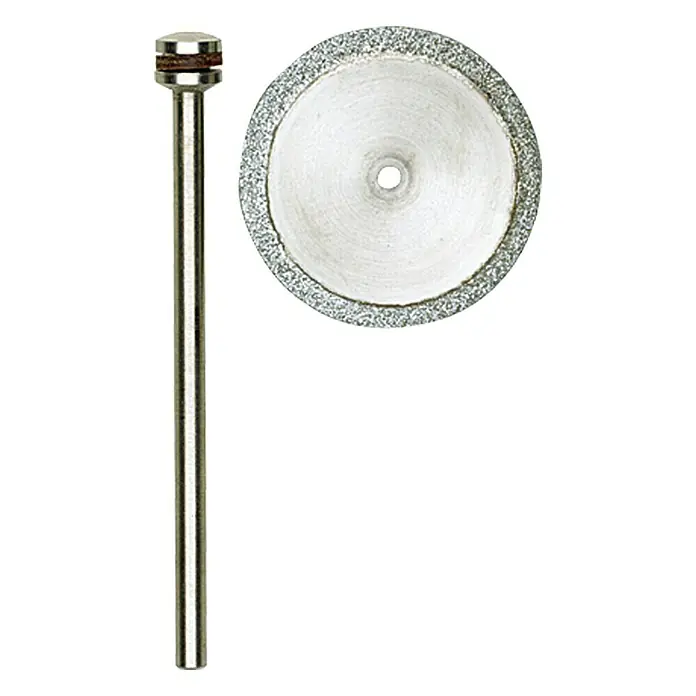 Proxxon Diamant-Trennscheibe No 28840 - 20 mm, Durchmesser Schaft: 2,35 mm - Präzisions-Diamanttrennscheibe mit Metallschaft, ideal für feine Schneidarbeiten und Detailbearbeitung.