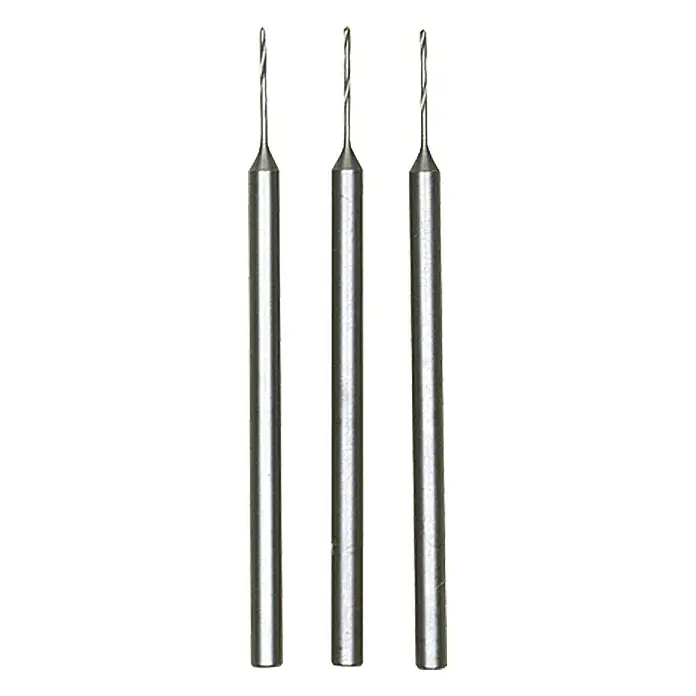Proxxon Spiralbohrer No 28864 - 0,5 mm, HS-Stahl, 3 Stk. - Drei Bohrer mit feiner Spitze. Ideal für präzise Arbeiten und filigrane Materialien. Werkzeug für Modellbau und Feinmechanik.