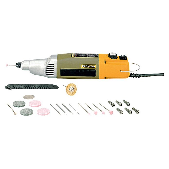 Proxxon Micromot Industrie-boorslijperset IBS/E (Onbelast toerental: 5.000 tpm - 20.000 tpm, 100 W, 220 - 240 V, 50/60 Hz)