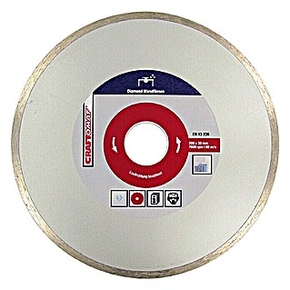 Craftomat Disco de corte de diamante (Azulejos, Diámetro disco: 200 mm)