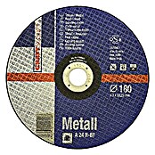 Craftomat Disco de corte A 24R-BF (Metal, Diámetro disco: 180 mm, Espesor disco: 3 mm, 1 ud.)