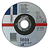 Craftomat Disco de corte AS 46T-BF (Acero inoxidable, Diámetro disco: 125 mm, Espesor disco: 1,6 mm)
