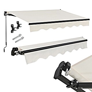 Gelenkarmmarkise 400 x 300 cm Beige