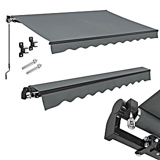 Gelenkarmmarkise 300 x 250 cm Grau