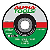 Alpha Tools Disco de corte C 24R-BF (Piedra, Diámetro disco: 115 mm, Espesor disco: 2,5 mm, 10 uds.)