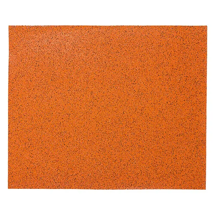BAUHAUS Schleifpapier Super - Körnung: 40 - Orangefarbene Gummimatte mit feiner Körnung. Strapazierfähiger Bodenbelag für verschiedene Anwendungen.