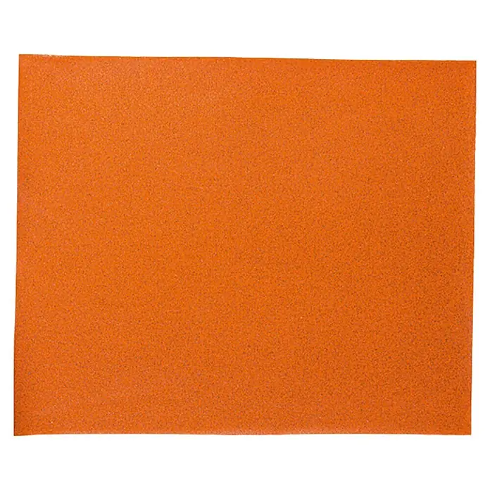 BAUHAUS Schleifpapier Super - Körnung: 100 - Orangefarbenes Schleifpapier für diverse Schleifarbeiten. Ideal für Holz, Metall und Kunststoff.