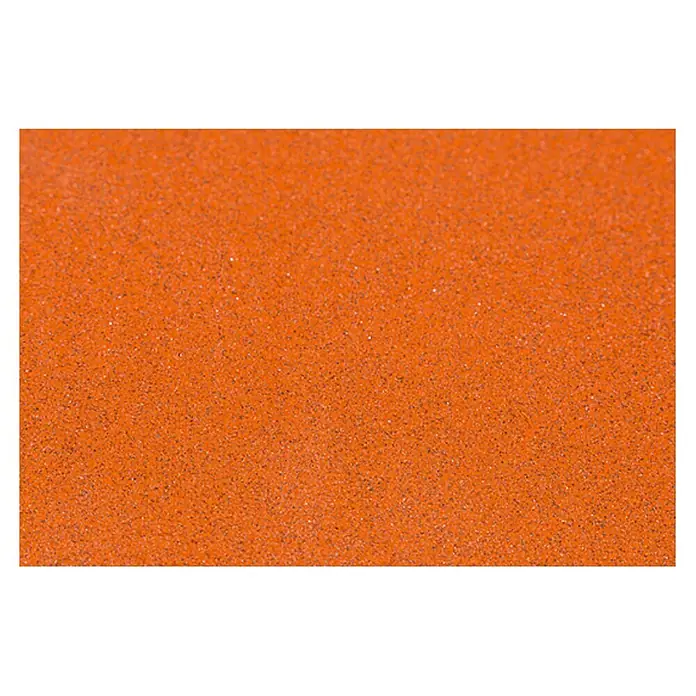 BAUHAUS Schleifpapier Super - Körnung: 180 - Orangefarbene Oberfläche mit feiner Textur, ideal für Hintergründe oder Produktdarstellungen.