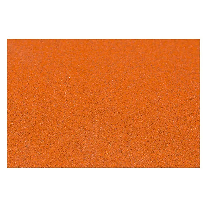 BAUHAUS Schleifpapier Super - Körnung: 180 - Orangefarbene Oberfläche mit feiner Textur, ideal für Hintergründe oder Produktdarstellungen.