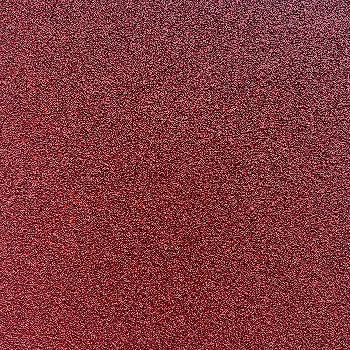 BAUHAUS Schleifpapier Standard - Körnung: 40 - Nahaufnahme einer strukturierten, dunkelroten Oberfläche, die Tiefe und Textur für vielseitige Designanwendungen bietet.